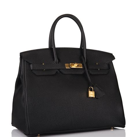 hermes birkin bag black gold.